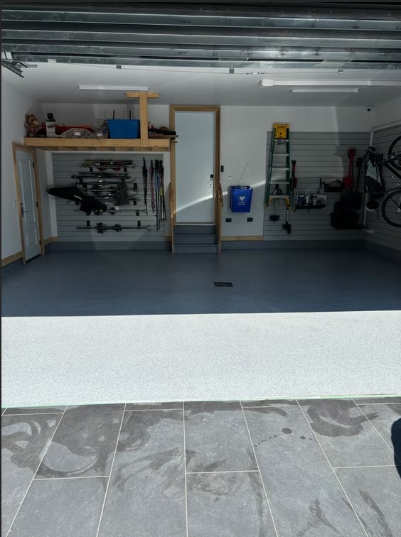 Clean, professional garage epoxy floor in Ottawa